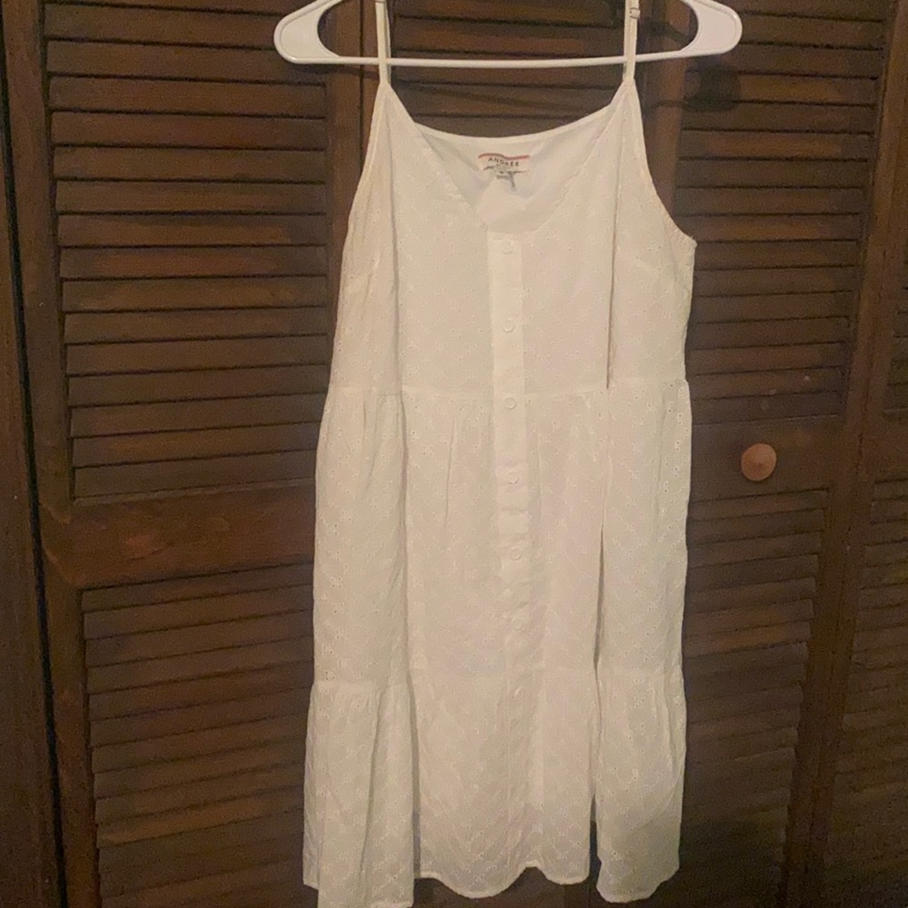 Cream baby doll dress
